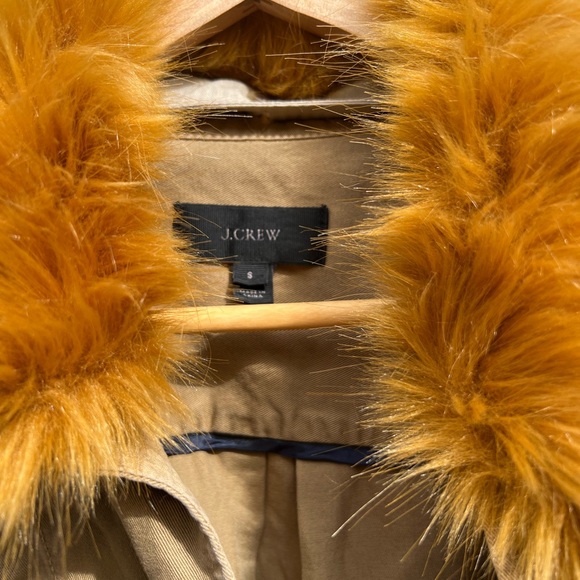 J. Crew Fall Jacket with Faux Fur Collar - Picture 5 of 7